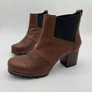 Sorel Brown Ankle Boots